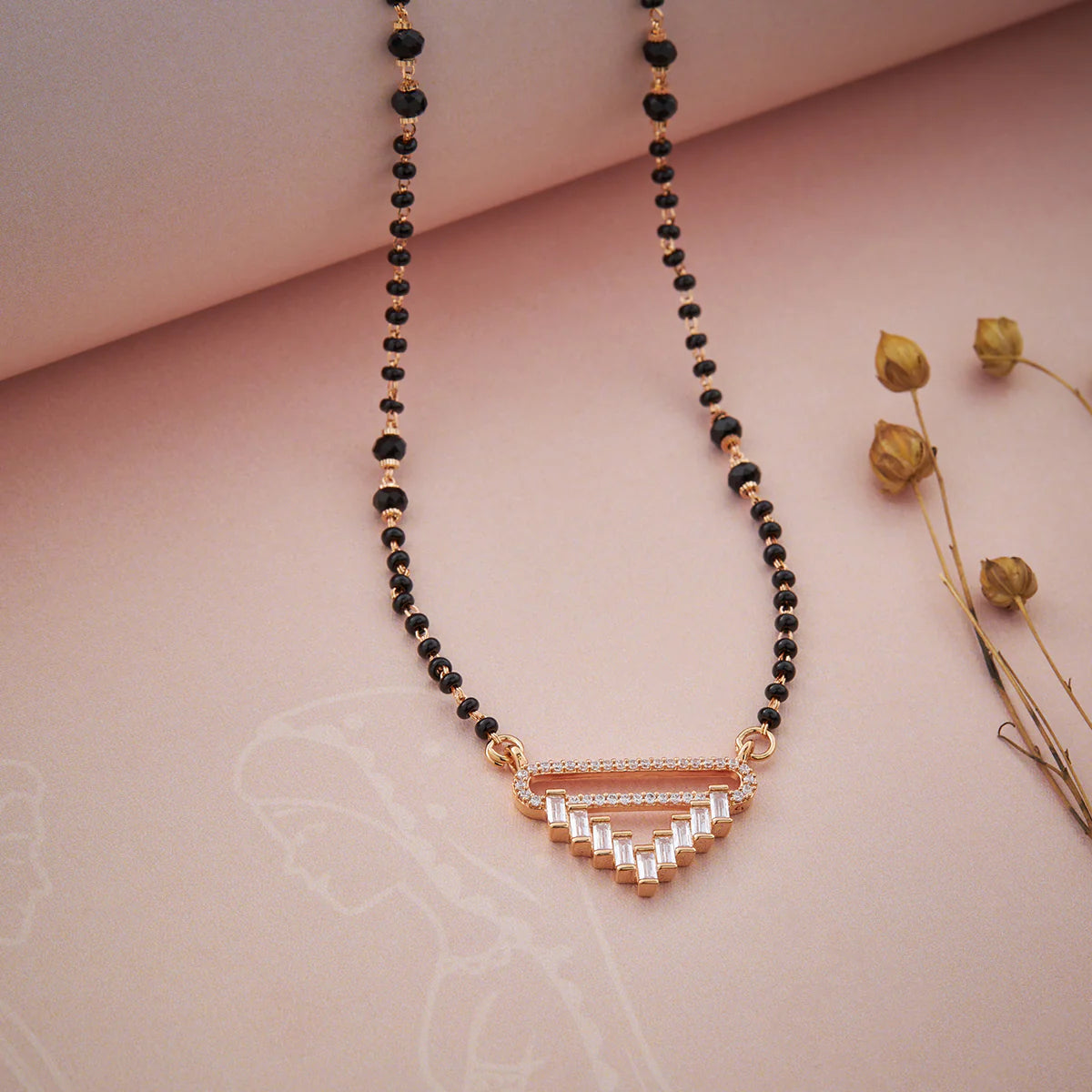 Zircon Mangalsutra 156647