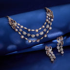 Zircon Necklace Copper Jewellery