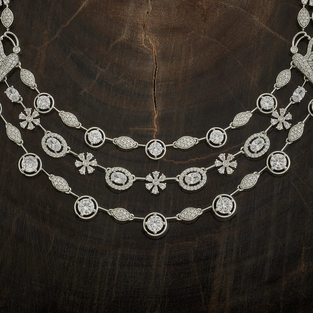 Zircon Necklace Copper Jewellery