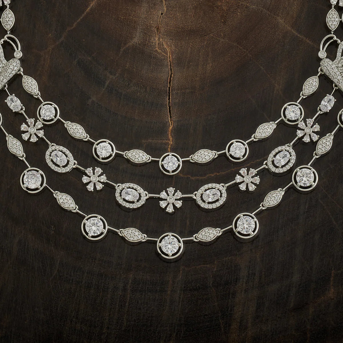 Zircon Necklace Copper Jewellery