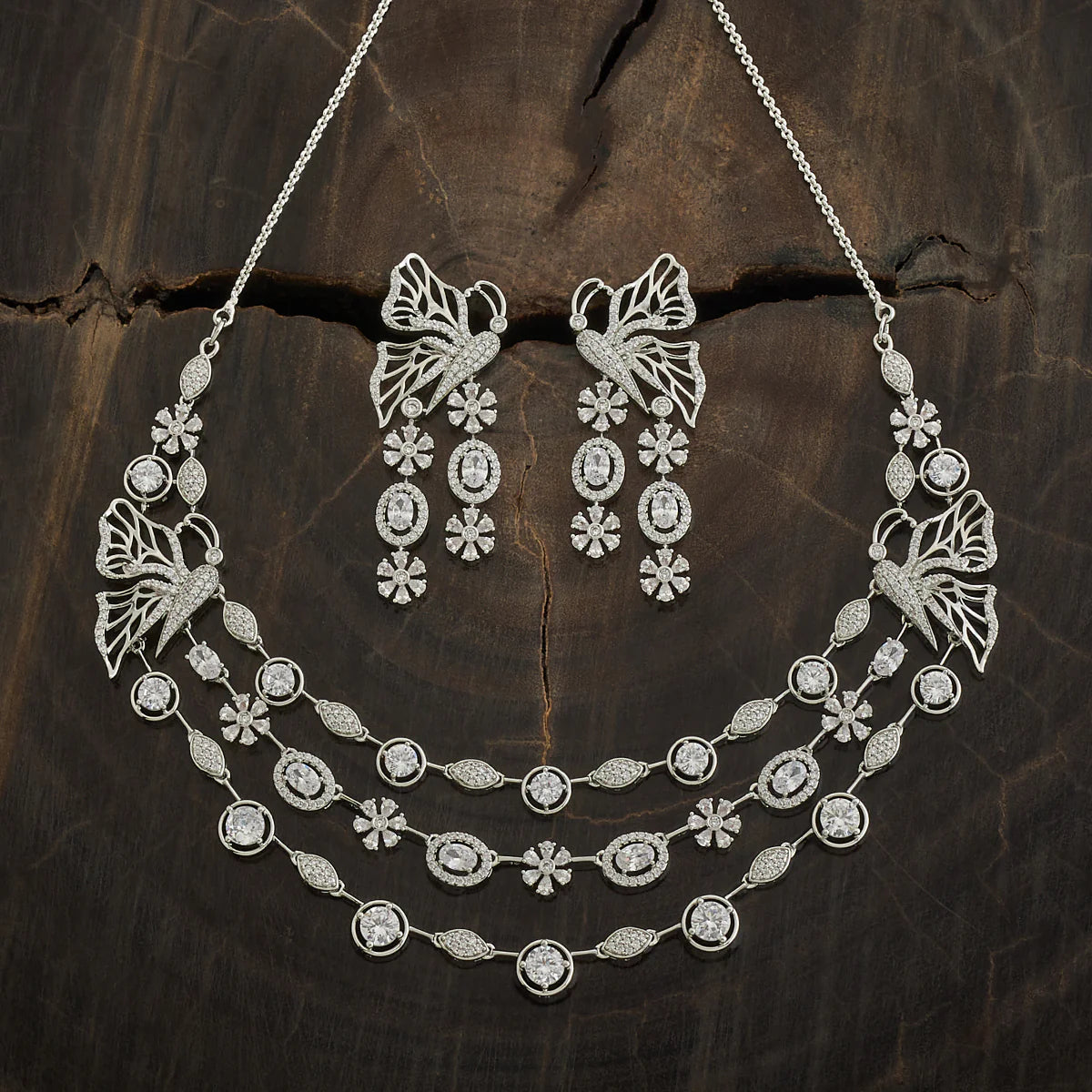 Zircon Necklace Copper Jewellery