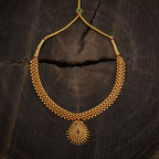 Antique Golden Stones Necklace