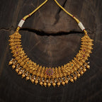 Flower Gold Antique Necklace