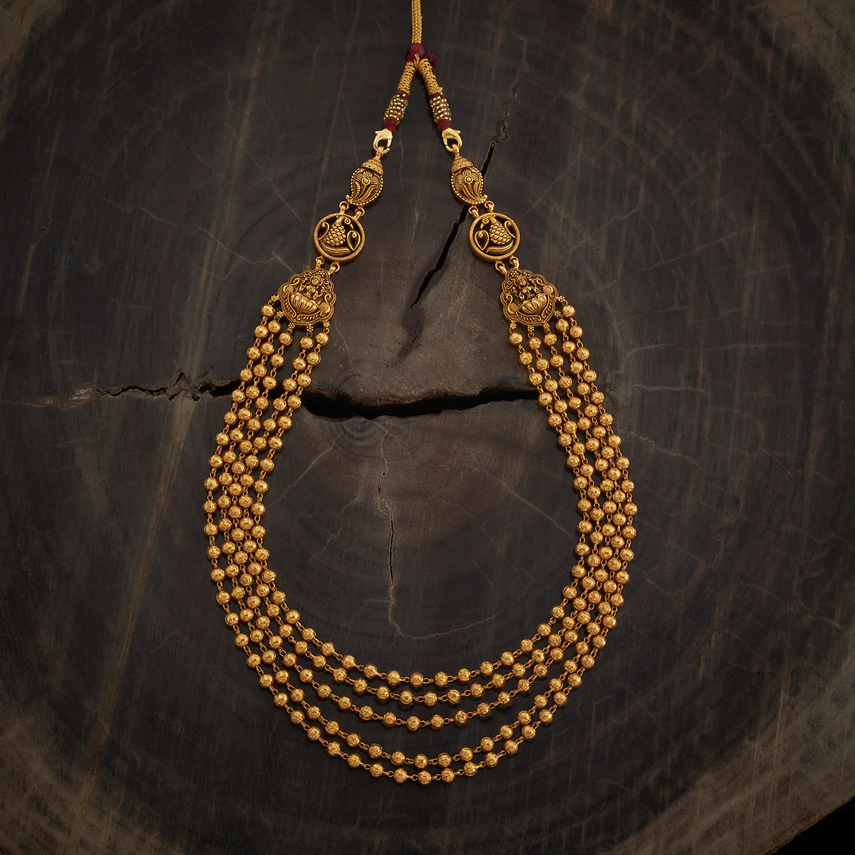 Silver Temple Necklace Adjustable