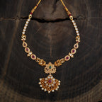 Silver Temple Necklace Base Metal 92.5 Silver