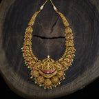 Silver Temple Necklace Choker