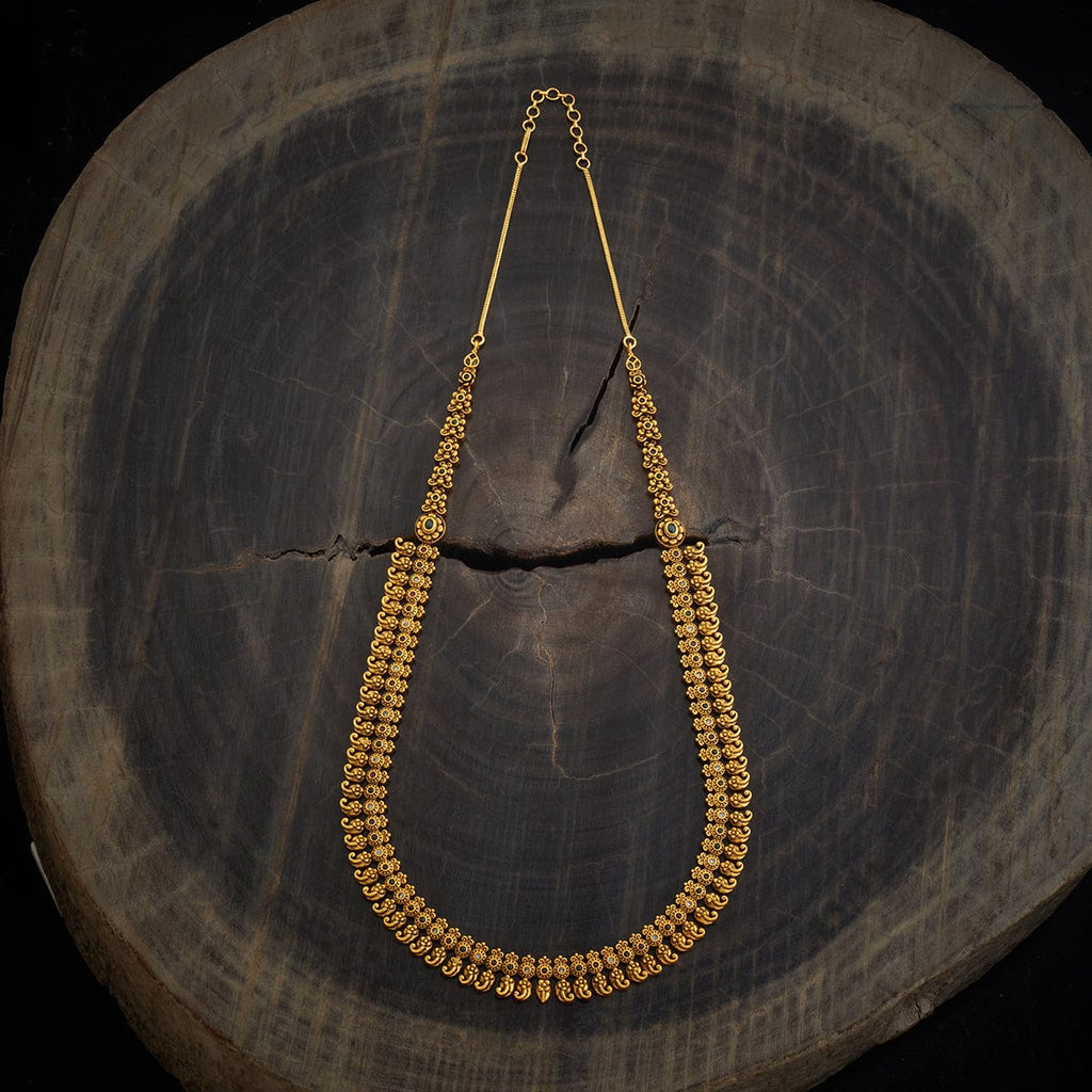 Golden Long Antique Necklace