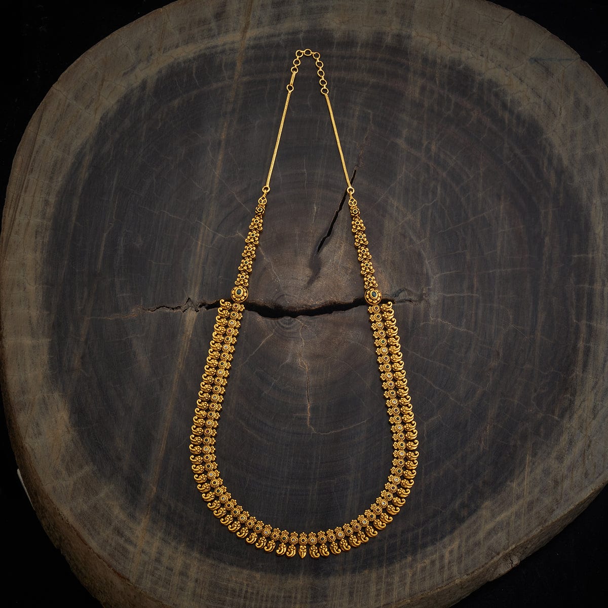 Golden Long Antique Necklace