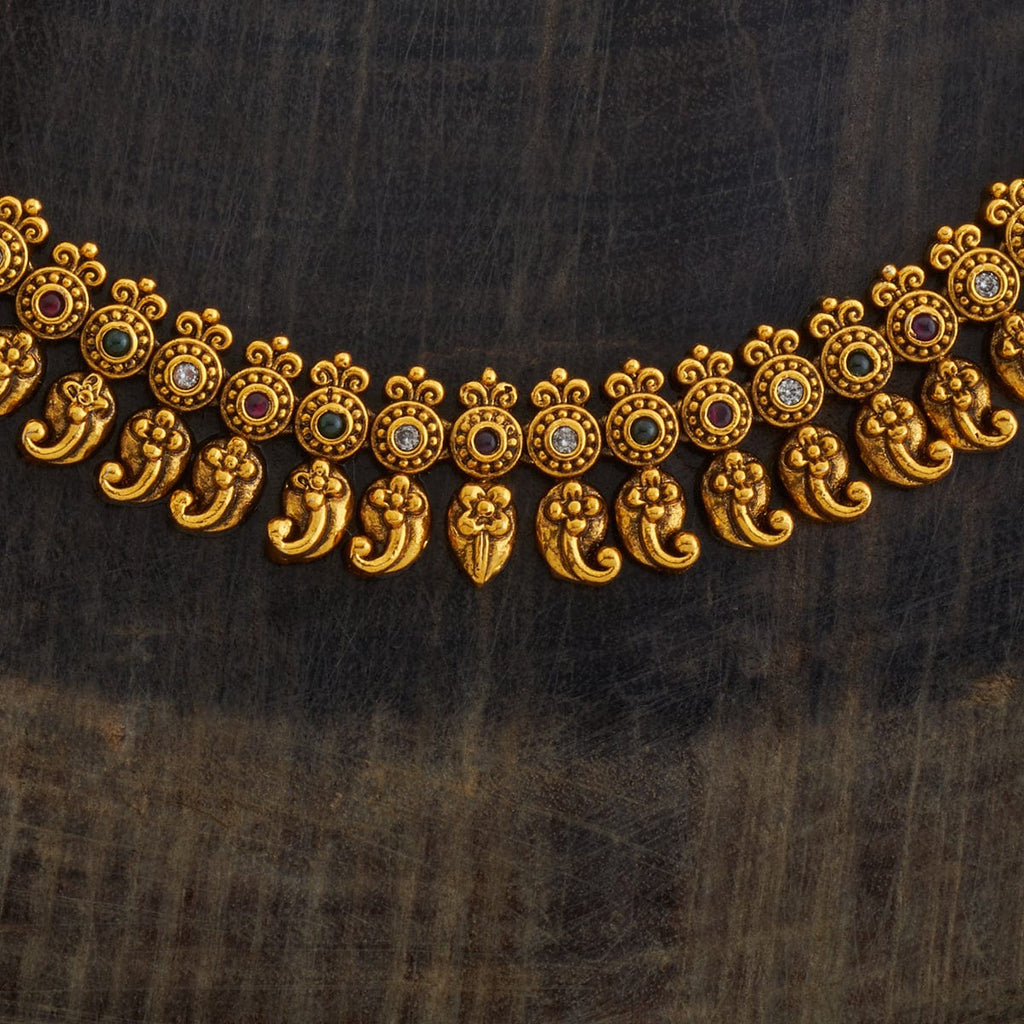 Golden Long Antique Necklace