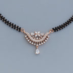 Zircon Mangalsutra neckpiece is a perfect blend of tradition