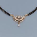 Zircon Mangalsutra neckpiece is a perfect blend of tradition
