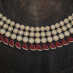 Kundan Necklace Push