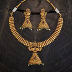 peacock Gold Antique Necklace