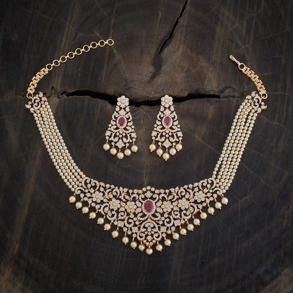 Zircon Necklace Alloy