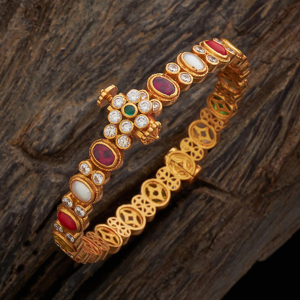 Silver Temple Bangle 18