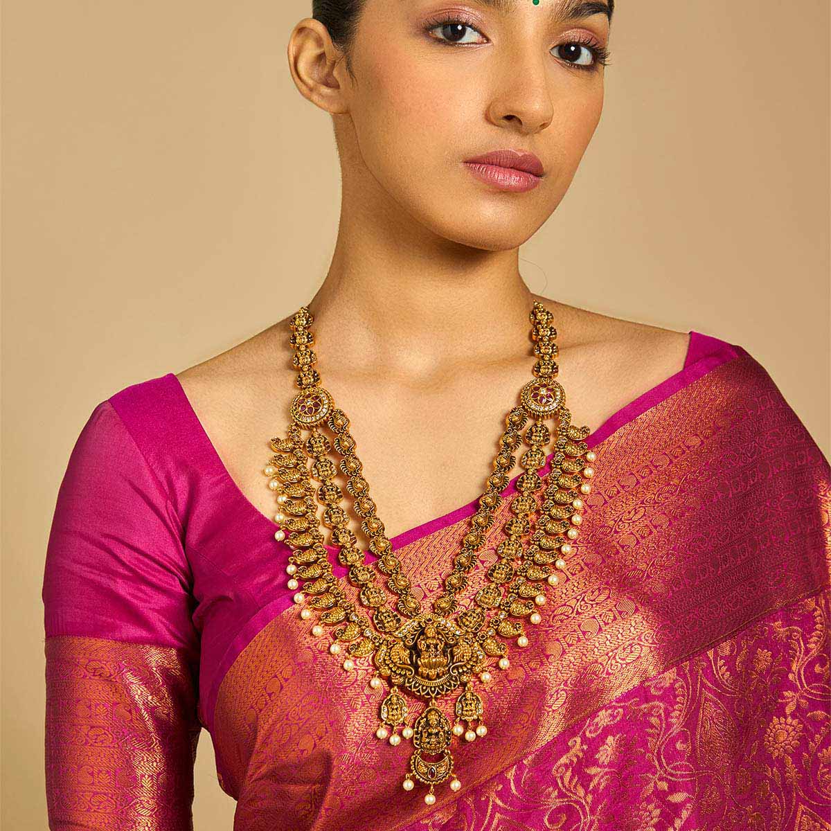 Long/Haaram Antique Necklace