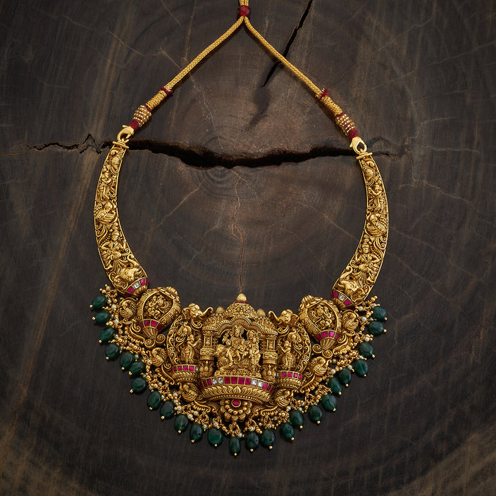 Silver Temple Necklace Antique Jewellery