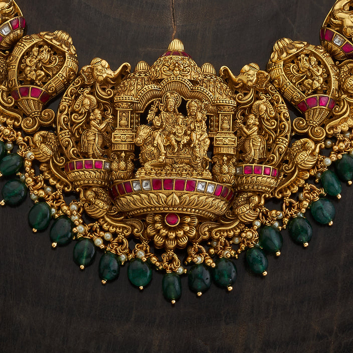 Silver Temple Necklace Antique Jewellery