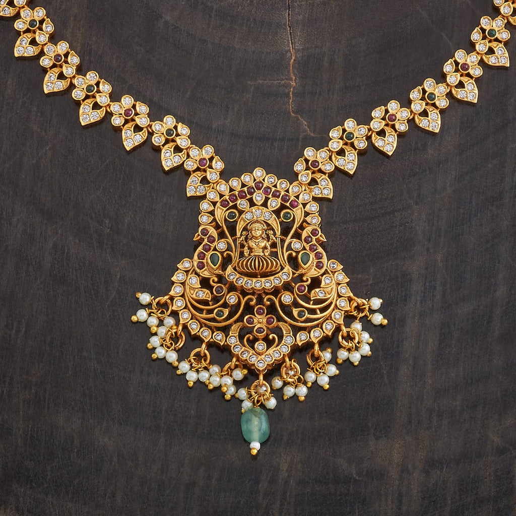 Zircon Stones Temple Antique Necklace