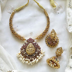 Bridal Lakshmi Kemp peacock designer pipe set 92.5 Silver