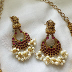 Bridal antique kemp chand laxshmi lace short set