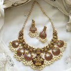 Bridal antique kemp chand laxshmi lace short set