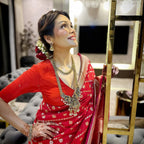 Green Stone Short Antique Necklace Set