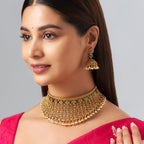 Antique Hard work Choker Necklace