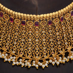 Antique Hard work Choker Necklace