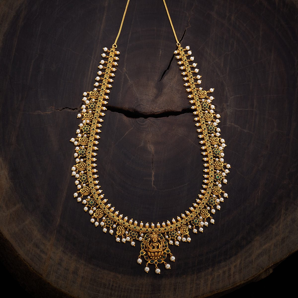 Flower Motif Antique Necklace