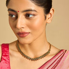 Antique Short Design Necklace