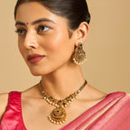 Short Antique Adjustable Chain Necklace