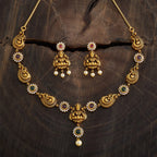 lotus gold Antique Necklace