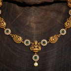 lotus gold Antique Necklace