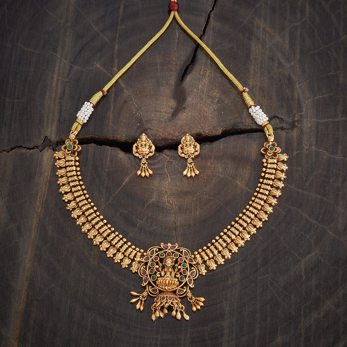 Antique Golden Temple Necklace