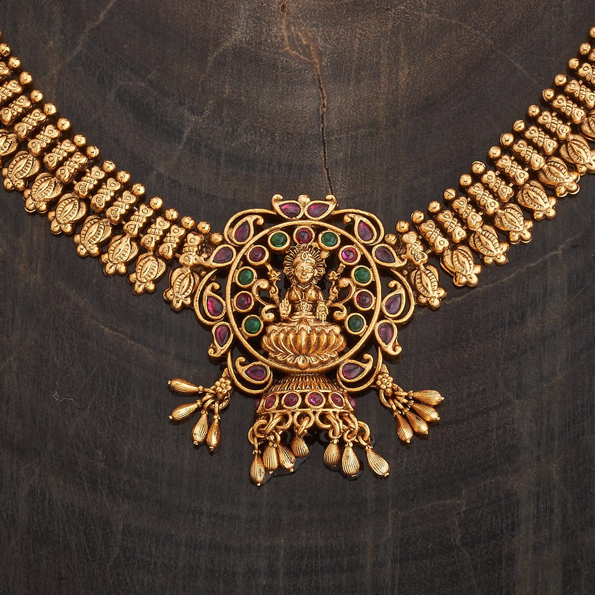 Antique Golden Temple Necklace