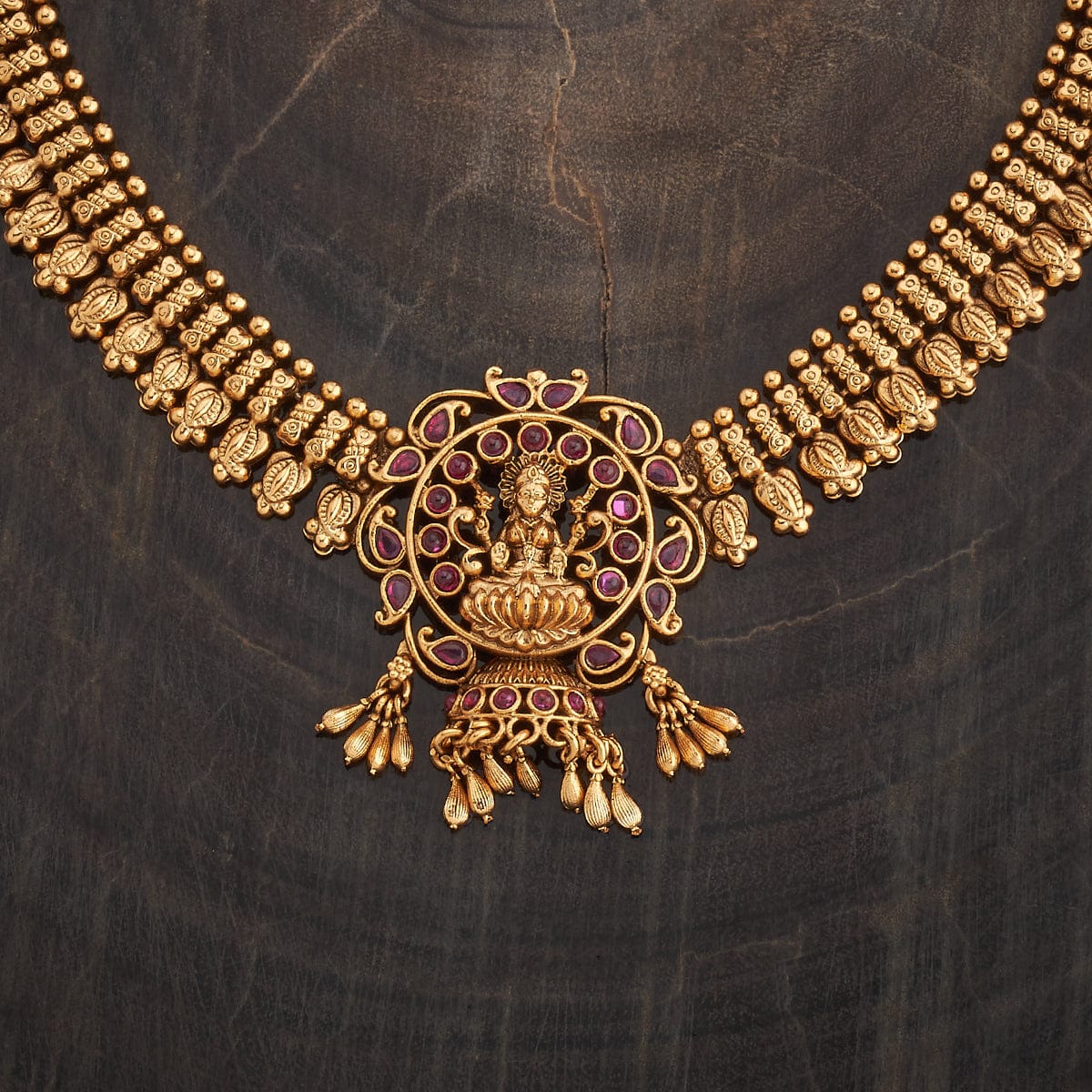 Antique Golden Temple Necklace