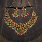 Temple Antique Synthetic Stones Necklace