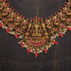 Temple Antique Synthetic Stones Necklace