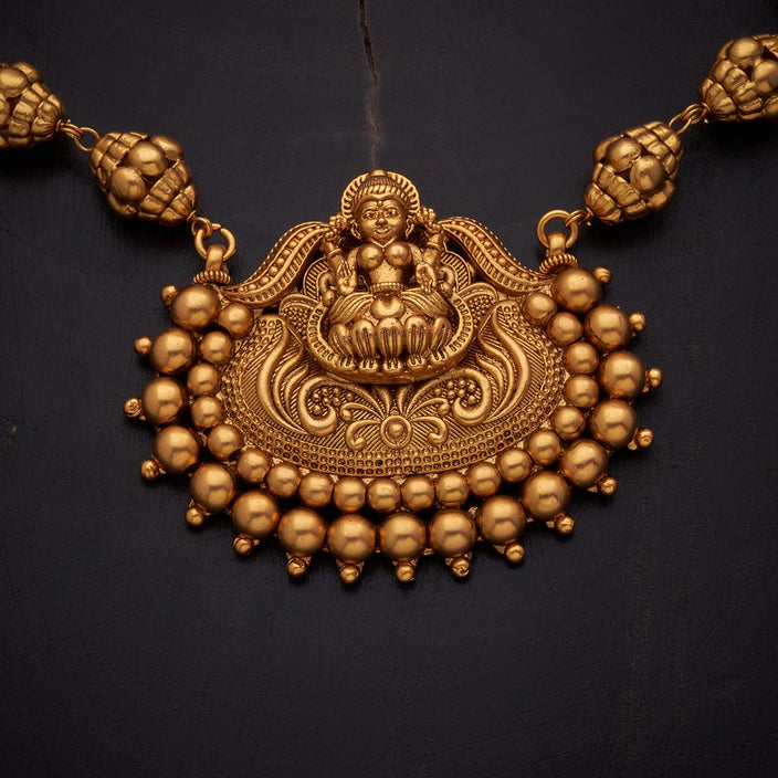 Laxmi Antique Temple Necklace Set