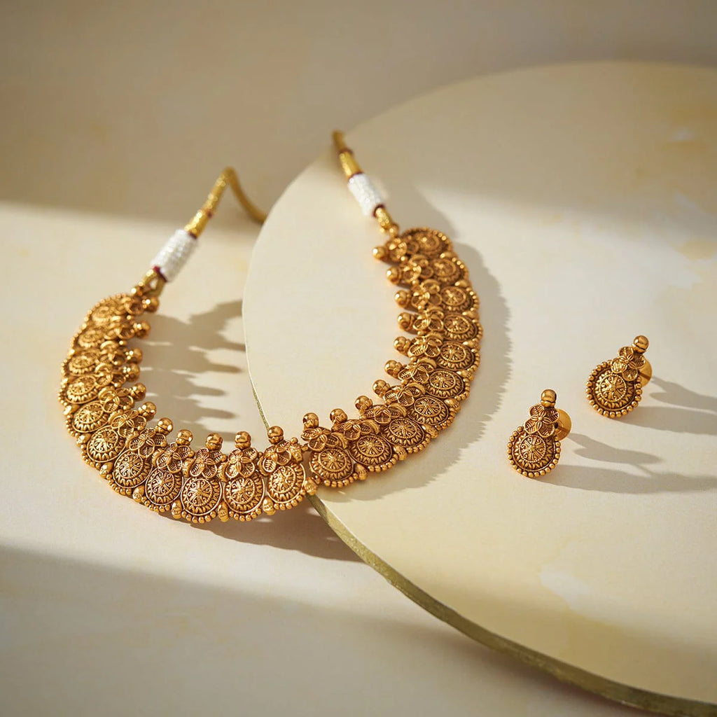 Bridesmaid Short Antique Necklace