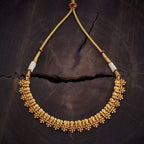 Gold antique Short necklace