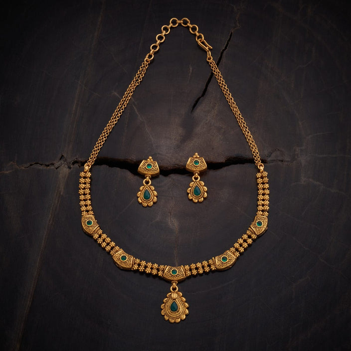 Gold Butterfly Antique Necklace