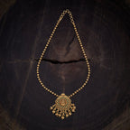 Single Line Stones Temple Antique Necklace