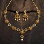 lotus gold Antique Necklace