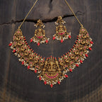 Temple Antique Synthetic Stones Necklace