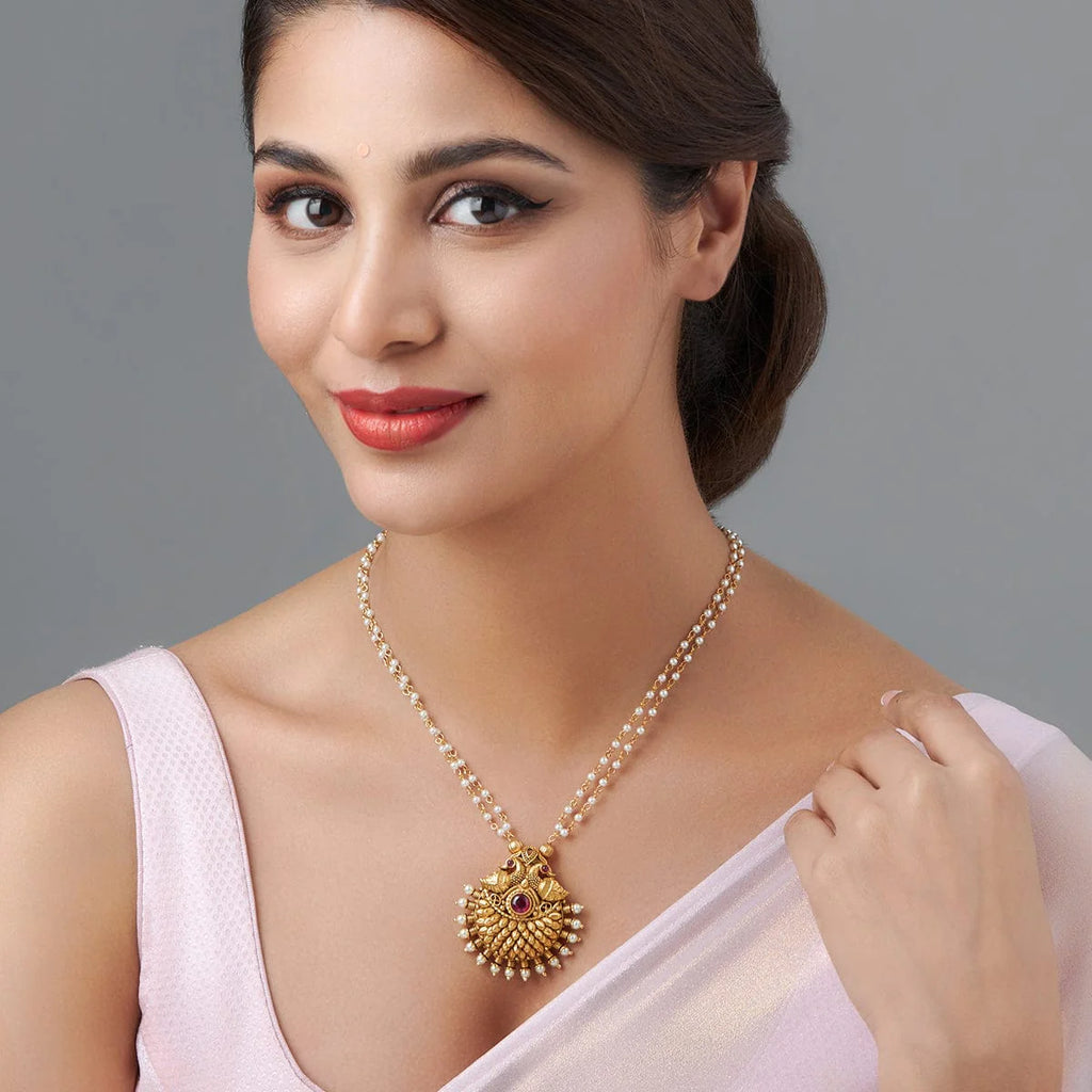 White Stone Chain Antique Short Necklace