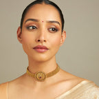 Antique Short Gold Necklace