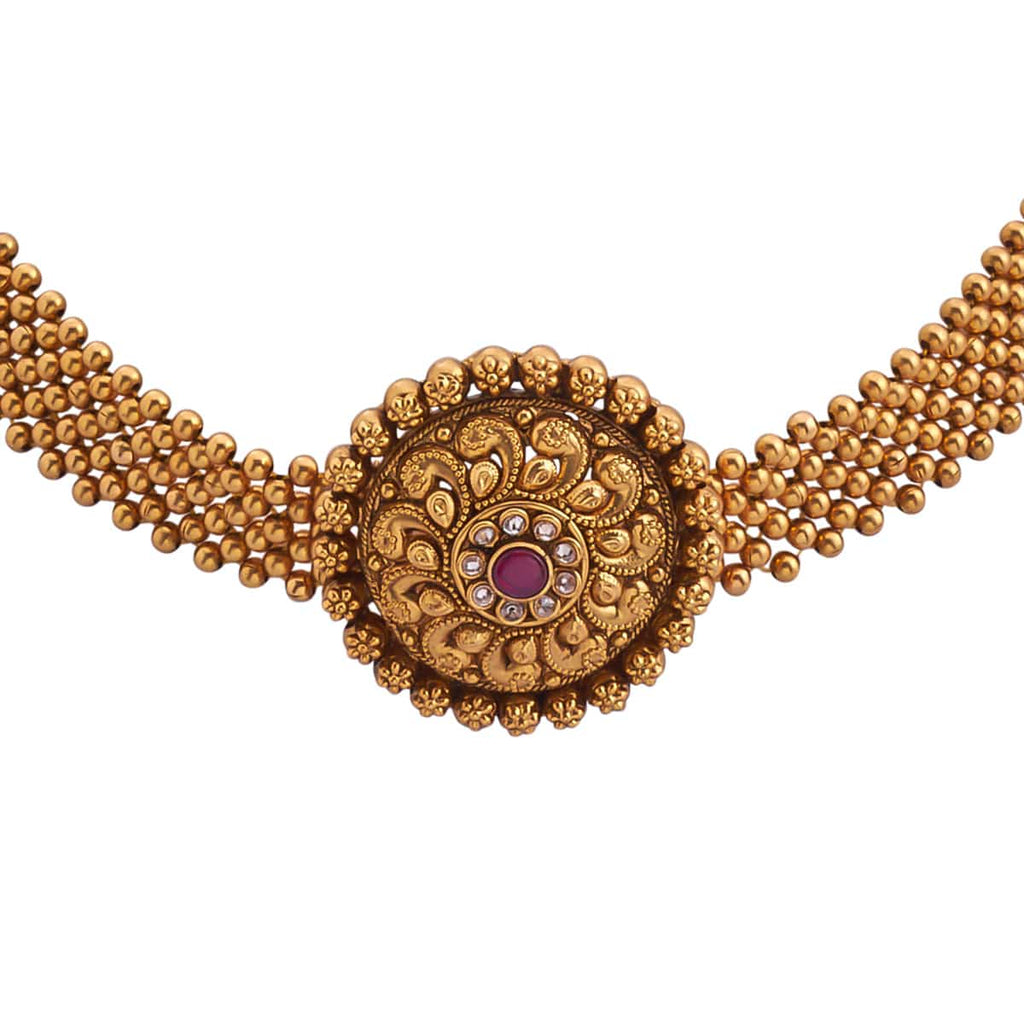 Antique Short Gold Necklace