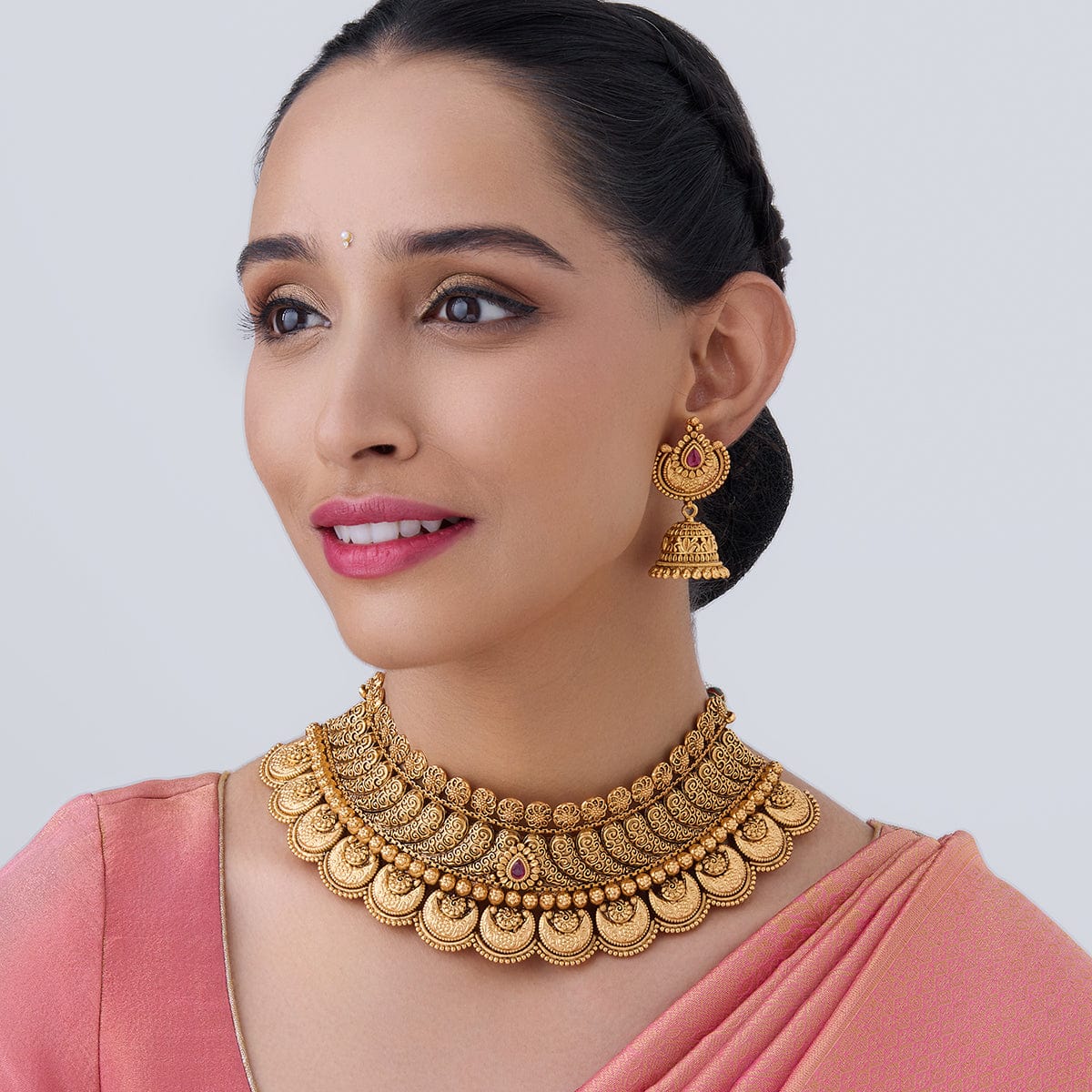 Hard Work & God's Work Antique Necklace